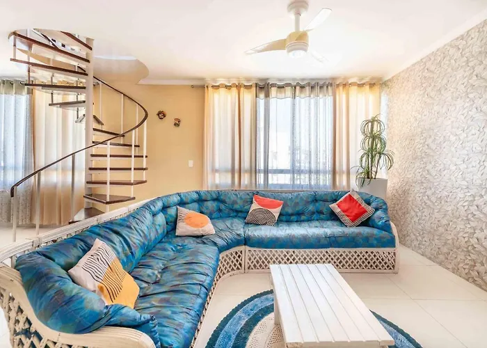 Cobertura Em Enseada: 10 Min Da Praia/Wi-Fi/Tv Guarujá